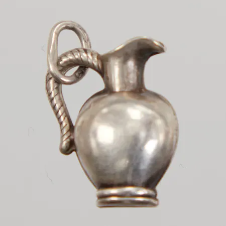 Hänge Kanna längd 11mm, bredd 10-12,2mm silver 835/1000 Vikt: 1,4 g