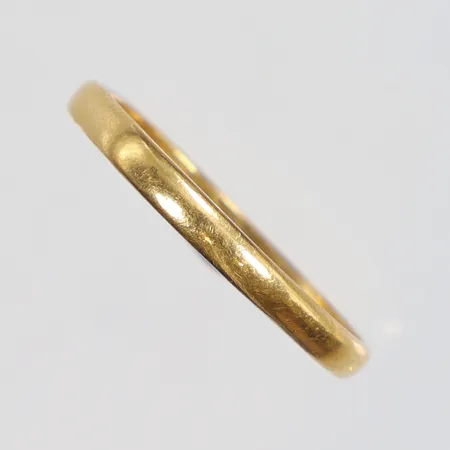 Ring, skev, defekt, 23K Vikt: 3 g