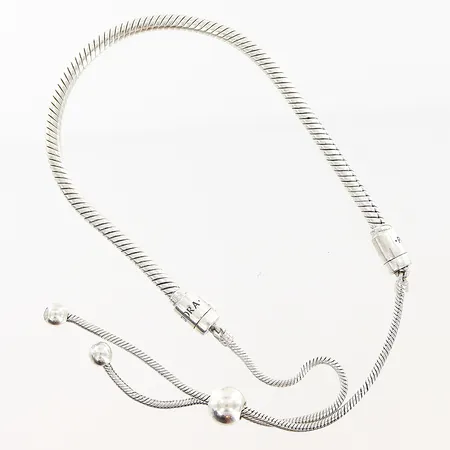 Armband Pandora slide/ormlänk, längd 14-24cm, bredd 3mm, Ale, silver 925/1000 Vikt: 13,5 g