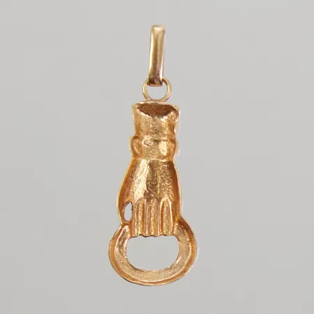 Hänge längd 30mm, bredd 1,7-10,6mm 18K  Vikt: 1,4 g