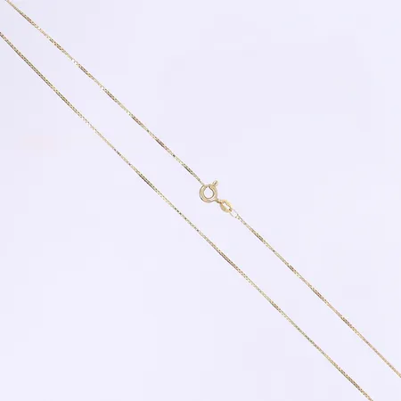 Halskedja Venezia längd 42cm bredd 1mm 18K Vikt: 2,4 g