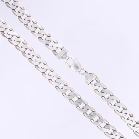 Halskedja Pansar längd 51,5cm bredd 10mm silver 925/1000 Vikt: 91 g