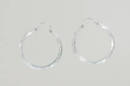 Ett par örhängen diam 2,2 cm, silver 835/1000 Vikt: 3,5 g