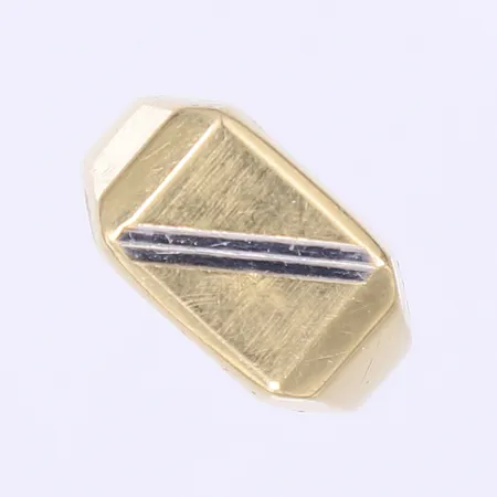 Klackring stl 19½ bredd 4-11mm GHA 18K Vikt: 4,1 g