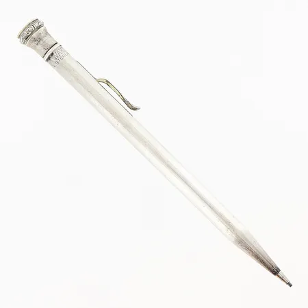 Stiftpenna till blyerts Wahl Eversharp USA sterling, 13cm, gravyr, silver 925/1000 Vikt: 20,9 g