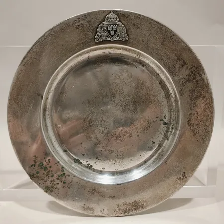 Fat Ø18cm Markströms Guldsmeds Ab K G år 1968 gravyr 830/1000 Vikt: 125,9 g
