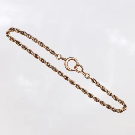 Armband Cordell, längd 20,5cm, bredd 2,6mm, 14K. Vikt: 7 g
