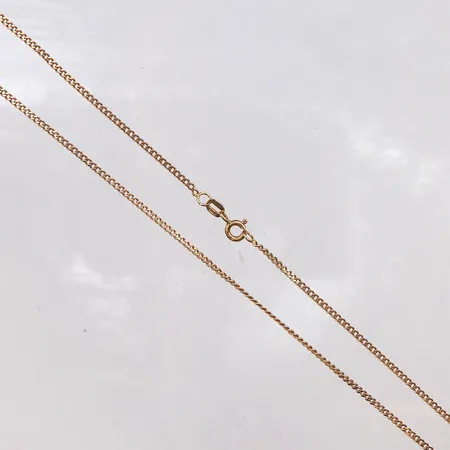 Kedja Pansar, längd 50cm, bredd 1,9mm, 18K. Vikt: 5 g