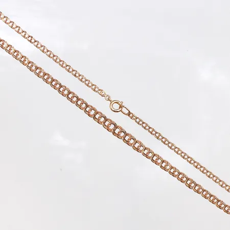 Collier Bismarck, längd 45cm, bredd 2,3-4,7mm, 18K. Vikt: 8 g