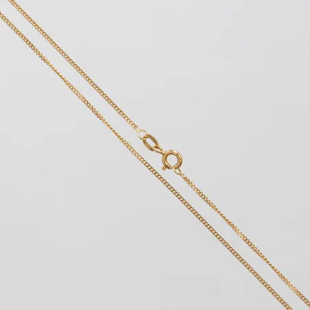 Kedja Pansar längd 46,5cm, bredd 1mm, GHA, 18K Vikt: 2,7 g