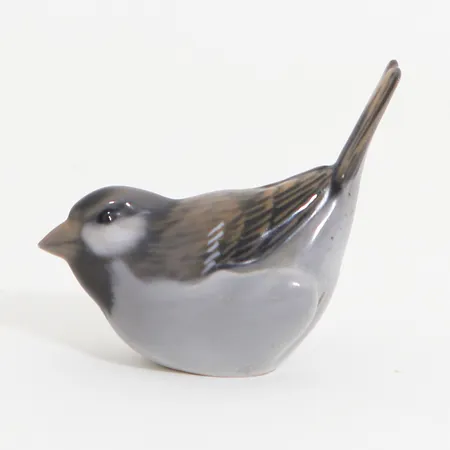 Figurin fågel Royal Copenhagen längd: ca 10cm höjd: ca 8cm, nr: 1081, Danmark