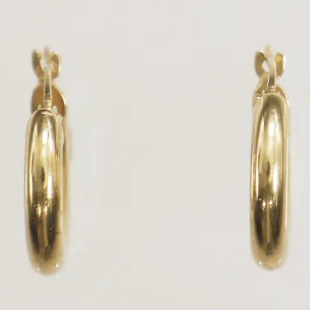 Ett par örhängen Ø16mm, bredd 3mm 14K  Vikt: 2,3 g