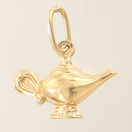 Hänge Aladdins magiska lampa 22x20mm 18K  Vikt: 1,1 g