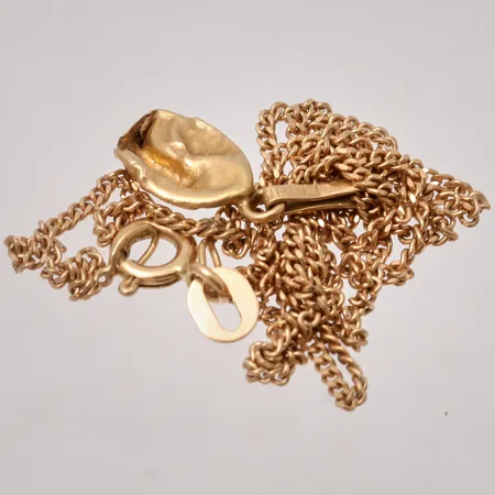 Diverse defekt guld, 18K, 2,63g.