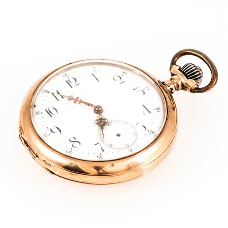 Defekt fickur 14K bruttovikt 95,1g.