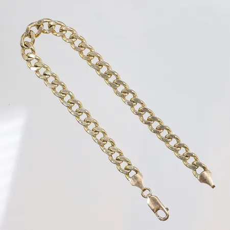 Armband Pansar 21,5cm bredd med små bucklor GHA 18K Vikt: 11,2 g