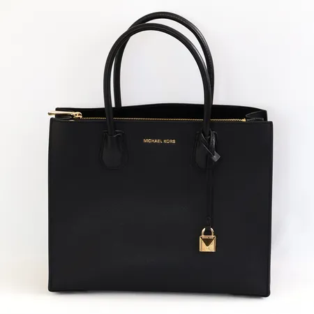 Väska Michael Kors Tote Mercer, läder ca 32x26x13,5cm, saknar axelrem, fint skick