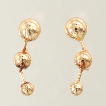 Örhängen kulor 16x5mm GFAB 18K Vikt: 1 g