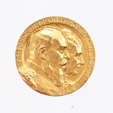 Emblem, Ø16,3mm, 14K. Vikt: 1,2 g