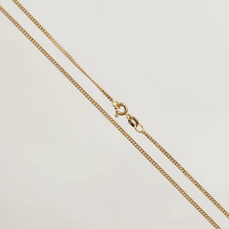 Kedja Pansar 50cm bredd 1,6mm 18K Vikt: 5 g