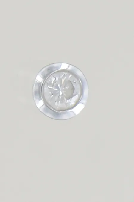 Hänge med diamant 0,10ct bredd 5 mm 18K Vikt: 0,4 g