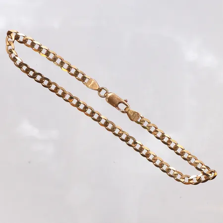Armband, länd 20,5cm, bredd 4,2mm, 18k. Vikt: 6,5 g
