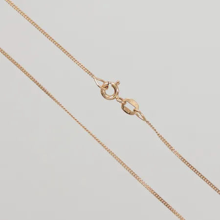 Kedja pansar 40,5cm, bredd 1mm, 18K Vikt: 2,1 g