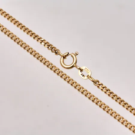 Kedja Pansar i 18K guld, Balestra, längd 44cm, bredd 2,3mm, Svedbom & Co Ab, 8,36g. 