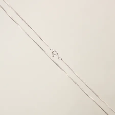 Kedja Pansar längd 46,5cm bredd 1,5mm springring öppen silver 835/1000 Vikt: 2,4 g