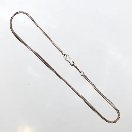 Armband, längd 27cm, bredd 2,3mm, 925/1000 silver. Vikt: 3,8 g