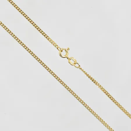 Kedja Pansar längd 46cm, bredd 2mm, 18K. Vikt: 5,7 g