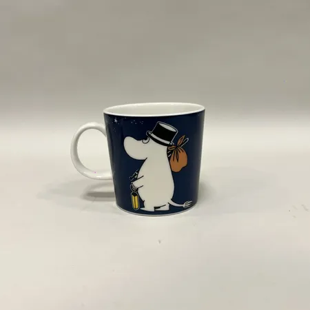 Mugg Mumin Muminpappan (2014-2022), höjd 8cm Skickas med paket.