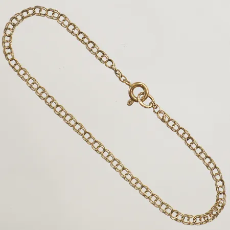 Armband Bismarck 18,5cm bredd 2,8mm defekt länkdel 18K Vikt: 1,9 g