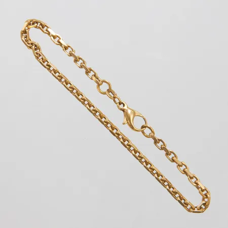 Armband Ankar längd 19cm, bredd 3mm, bruksslitage, 18K Vikt: 9,3 g