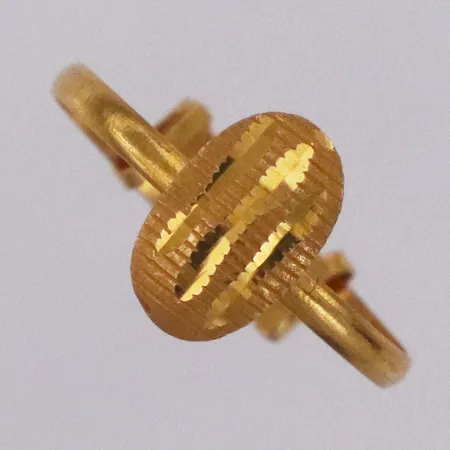 Ring reglerbar skena stl från ca 17, 21K Vikt: 1,4 g