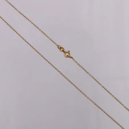 Kedja Ankar, längd 47 cm, bredd 0,6mm, 18K Vikt: 2 g