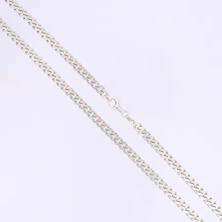 Halskedja pansar 48cm bredd 6mm 925/1000 silver  Vikt: 34,9 g