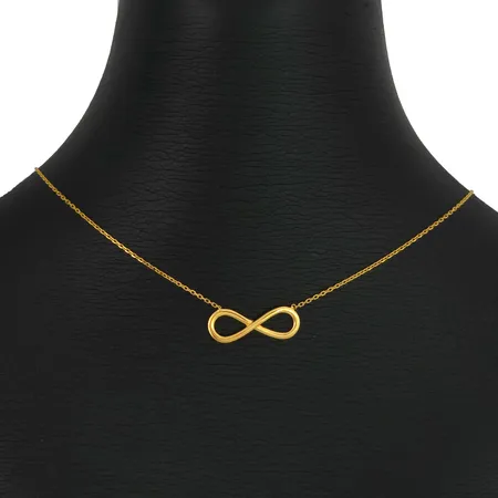 Collier i 18K guld, ankarkedja med integrerad dekor, längd 43,5 - 45,5 cm, bredd 1 - 7,5 mm, fint skick Vikt: 2,8 g