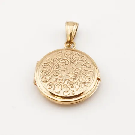 Medaljong, Ø18mm, 18k Vikt: 4,2 g