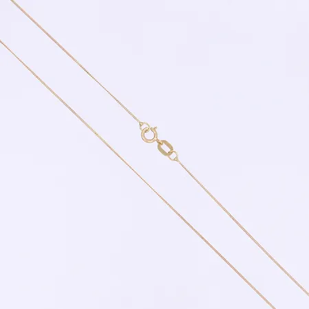 Halskedja pansar 39cm, bredd 0,5mm, 18K Vikt: 0,6 g