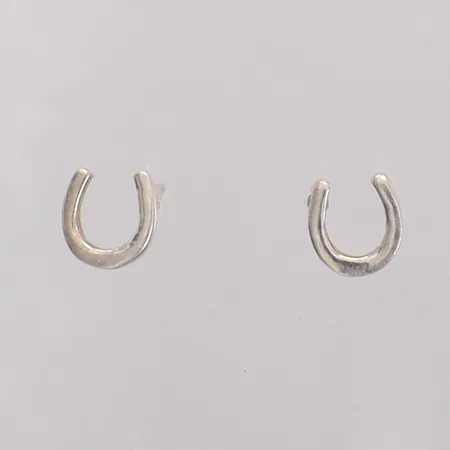 Örhängen hästskor, längd 8,2mm bredd 7,8mm. 925/1000 silver Vikt: 1,3 g