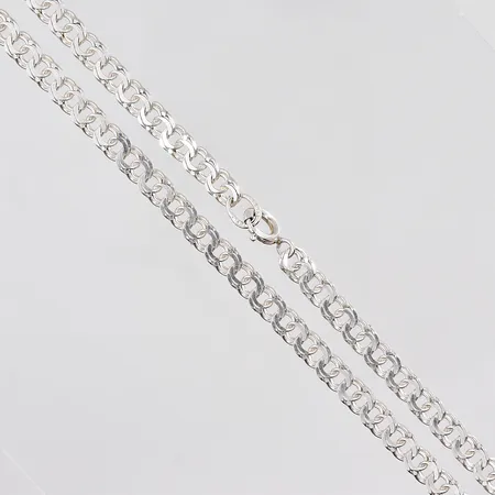 Collier Bismarck längd 43cm bredd 4,6mm silver 925/1000 Vikt: 10,9 g