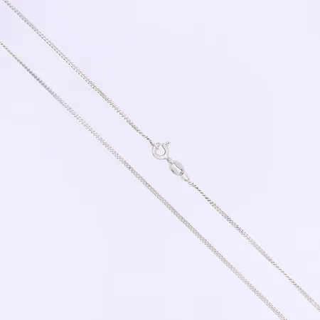 Halskedja pansar 42,5cm bredd 1mm 925/1000 silver Vikt: 2,3 g