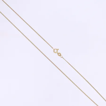 Halskedja pansar 44cm bredd 1mm 18K Vikt: 2,6 g