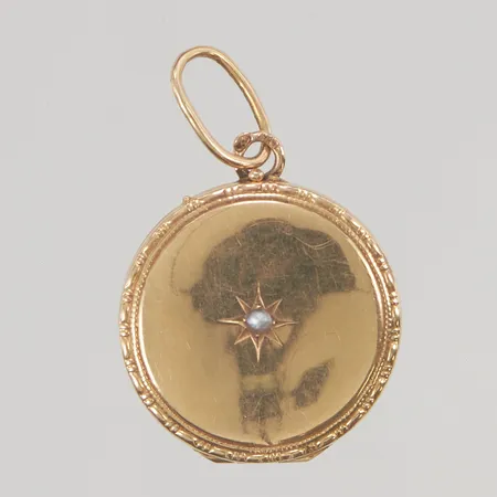 Medaljong 22mm 18K 4,6g.