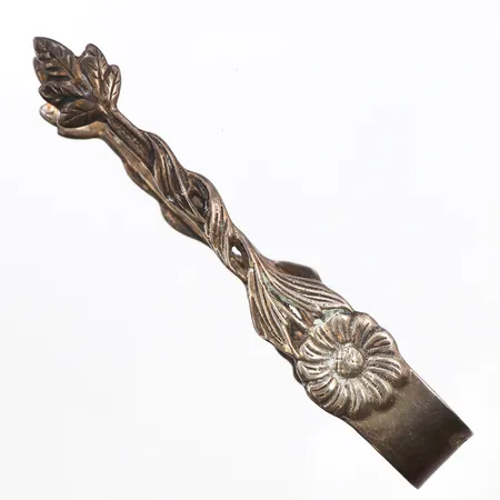 Sockertång, längd:8,5cm, 830/1000 silver. Vikt: 16,2 g