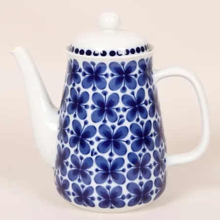 Kaffekanna "Mon Amie" Marianne Westman för Rörstrand, porslin, höjd 20cm, bredd 9-20cm, mindre missfärgningar. Skickas med paket.