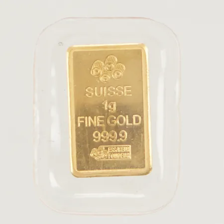 Guldtacka, Pamp, 24K, 1,0g, 