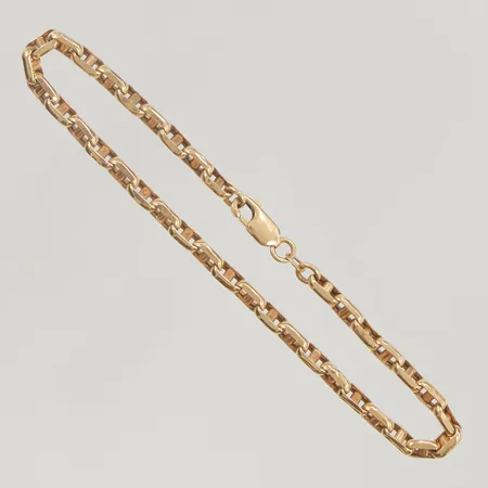 Armband ihåligt 21,5cm bredd:4,3mm 18K 5,9g.