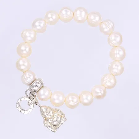 Pärlarmband med Berlocker Thomas Sabo silver 925/1000 Bruttovikt: 31,5g Vikt: 31,5 g
